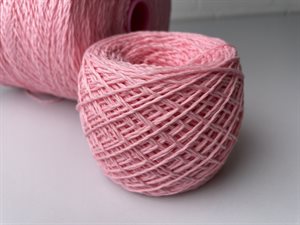 Luksus bomuldsgarn - i lækker tickled pink, 100 gram